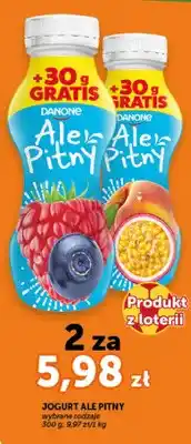 ABC Jogurt Ale Pitny Danone malina borówka oferta
