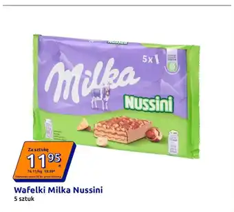 Action Wafelki Milka Nussini 5-pak oferta