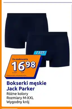 Action Bokserki męskie Jack Parker 2-pak oferta