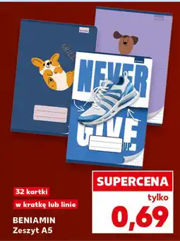Kaufland BENIAMIN Zeszyt A5 oferta