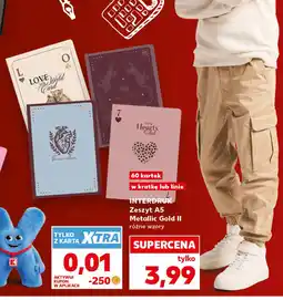 Kaufland INTERDRUK Zeszyt A5 Metallic Gold II oferta