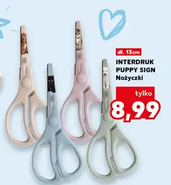 Kaufland INTERDRUK PUPPY SIGN Nożyczki oferta