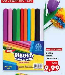 Kaufland ASTRA Bibuła marszczona oferta