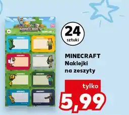 Kaufland MINECRAFT Naklejki na zeszyty oferta