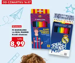 Kaufland FC BARCELONA lub REAL MADRID Kredki ołówkowe oferta