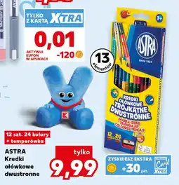 Kaufland ASTRA Kredki ołówkowe dwustronne oferta