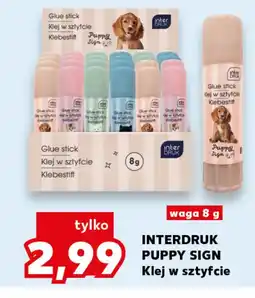 Kaufland INTERDRUK PUPPY SIGN Klej w sztyfcie oferta