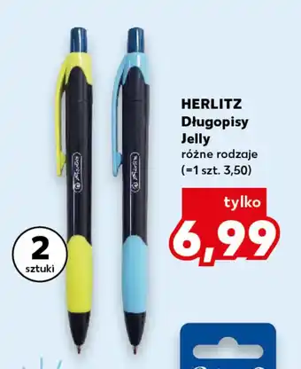 Kaufland HERLITZ Długopisy Jelly, różne rodzaje oferta