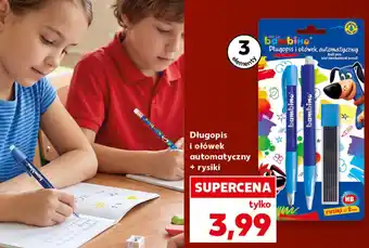 Kaufland BAMBINO Długopis i ołówek automatyczny + rysiki oferta