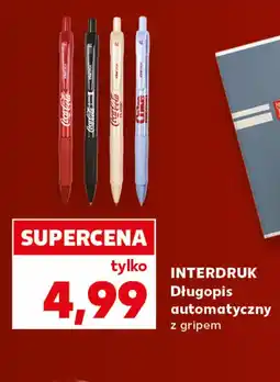 Kaufland Interdruk Długopis automatyczny z gripem oferta