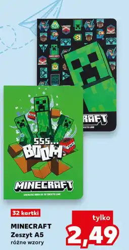 Kaufland MINECRAFT Zeszyt A5 oferta