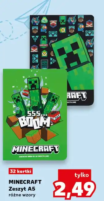 MINECRAFT Zeszyt A5