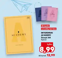 Kaufland INTERDRUK ACADEMY Zeszyt A4 oferta