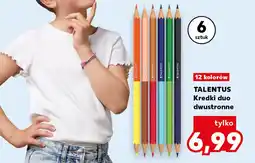 Kaufland TALENTUS Kredki duo dwustronne oferta