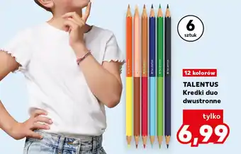 Kaufland TALENTUS Kredki duo dwustronne oferta