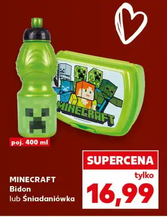 Kaufland MINECRAFT Bidon lub Śniadaniówka oferta