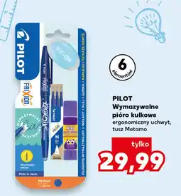 Kaufland PILOT Wymazywalne pióro kulkowe ergonomiczny uchwyt, tusz Metamo oferta