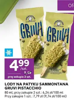 Stokrotka Lody na patyku Sammontana Gruvi Pistacchio oferta