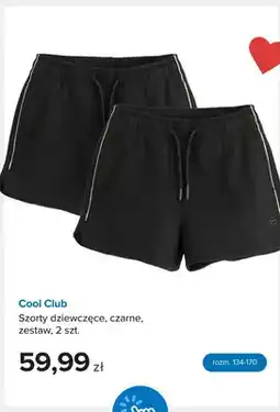 Smyk Szorty dziewczęce czarne Cool Club 2-pak oferta