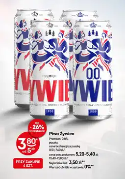 Żabka Piwo bezalkoholowe Żywiec oferta