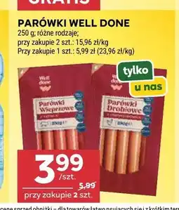 Stokrotka Parówki Well Done Wieprzowe oferta