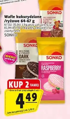 Prim Market Wafle ryżowe w czekoladzie mlecznej Sonko oferta