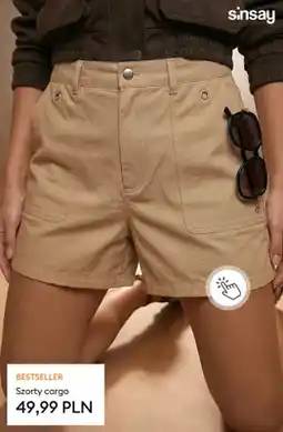 Sinsay Szorty cargo Sinsay oferta