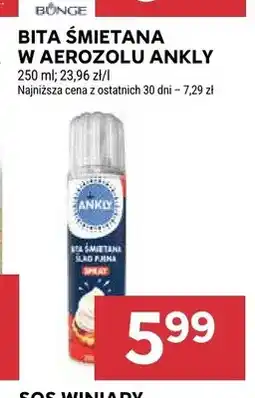 Stokrotka Bita śmietana w aerozolu Ankly oferta