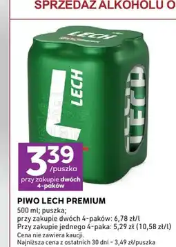 Stokrotka Piwo Lech Premium 4-pak oferta