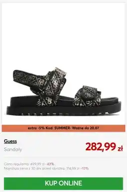 eobuwie Sandały Guess oferta