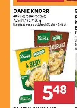 Stokrotka Danie puree z cebulką Knorr oferta