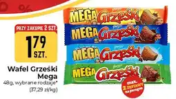 Społem Częstochowa Wafel Mega Grześki w mlecznej czekoladzie oferta