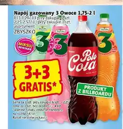 Prim Market Napój gazowany Grejpfrut Zbyszko 3 Owoce oferta