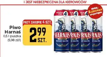 Społem Częstochowa Piwo Harnaś oferta