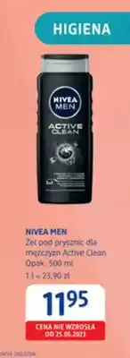 dm drogerie markt Żel pod prysznic dla mężczyzn Active Clean NIVEA MEN oferta