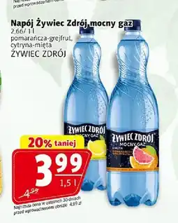 Prim Market Napój Żywiec Zdrój mocny gaz pomarańcza-grejpfrut oferta
