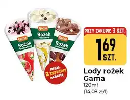 Społem Częstochowa Lody rożek Gama oferta
