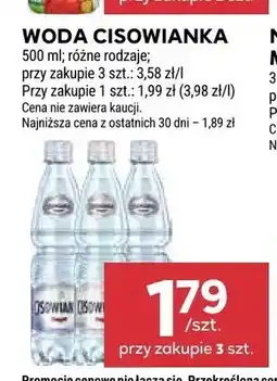 Stokrotka Woda mineralna Cisowianka oferta