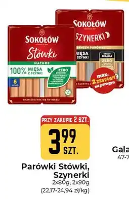 Społem Częstochowa Parówki Szynerki Sokołów oferta