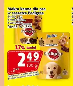 Prim Market Mokra karma dla psa Pedigree z kurczakiem oferta