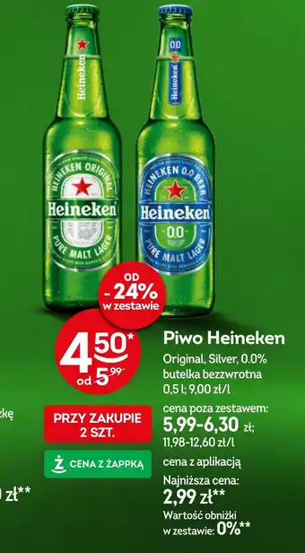 Żabka Piwo Heineken oferta