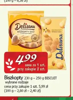 Cezar Delikatesy Biszkopty Duo Delisana oferta