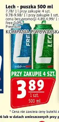 Prim Market Piwo bezalkoholowe Lech Free oferta