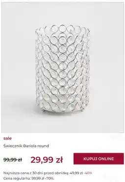 Home&You Świecznik Bariola round home&you oferta
