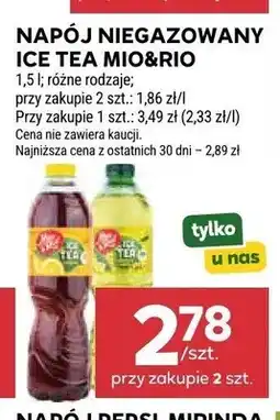 Stokrotka Napój niegazowany Ice Tea Mio&Rio brzoskwiniowy oferta