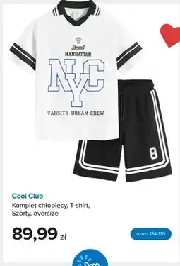 Smyk Komplet chłopięcy Cool Club T-shirt szorty oversize oferta
