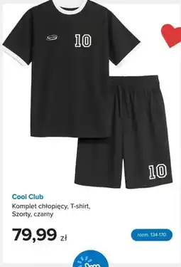 Smyk Komplet chłopięcy Cool Club T-shirt Szorty czarny oferta