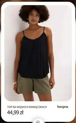 BonPrix Top na wąskich ramiączkach Bonprix oferta