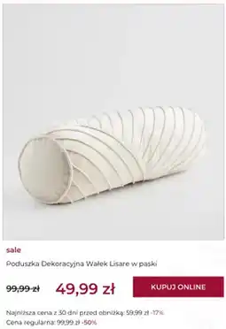 Home&You Poduszka dekoracyjna wałek Lisare w paski home&you oferta
