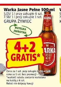 Prim Market Piwo Warka Jasne Pełne oferta